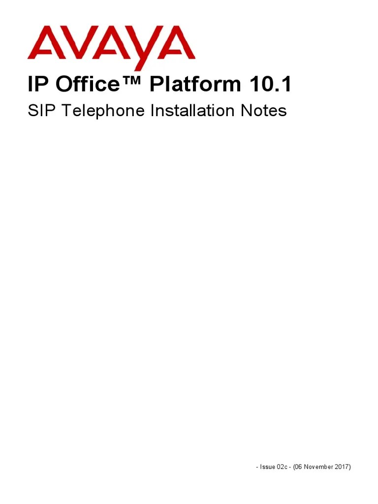 Avaya Sip Extensions en PDF PDF H.264/Mpeg 4 Avc Voice Over Ip