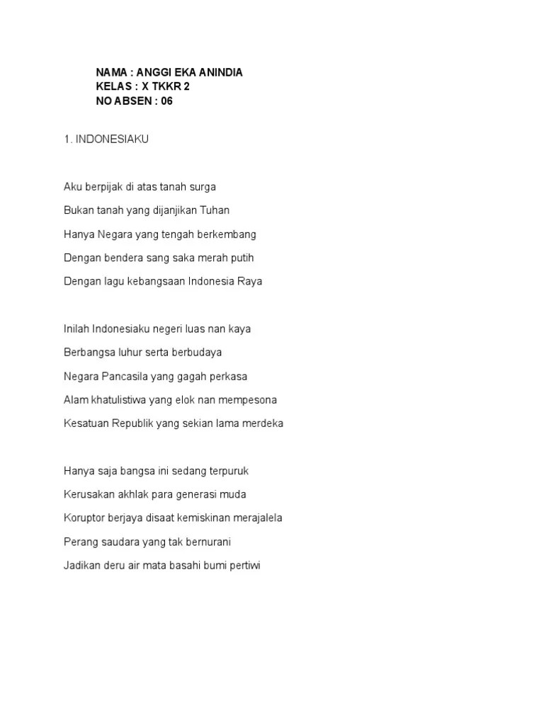 Puisi Ibu Pertiwi Maafkan Kami