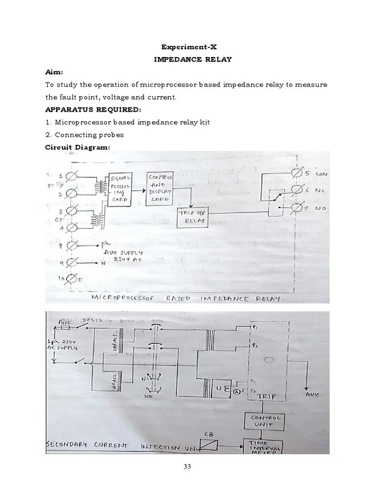 Impedance Relay PDF