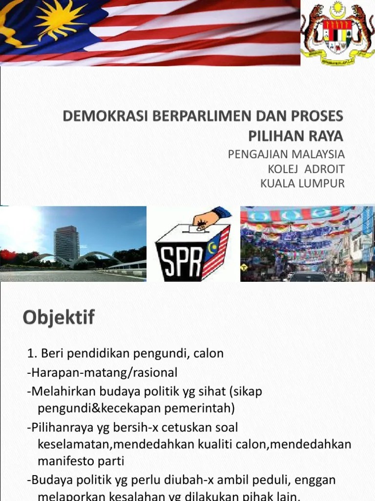 Proses Pilihan Raya Pengajian Malaysia