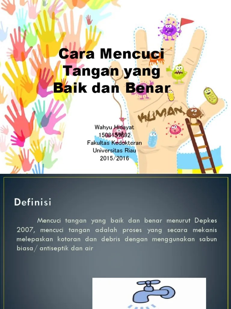 Poster Cara Mencuci Tangan Yang Baik Dan Benar Bagi Hal Baik