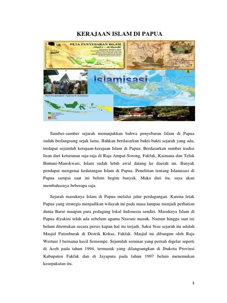Kerajaan Islam Di Papua | PDF