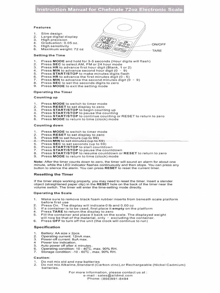 Chefmate 3In1 User Guide PDF Nature