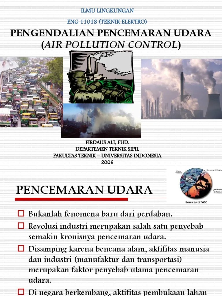 Pengendalian Pencemaran Udara El 2006