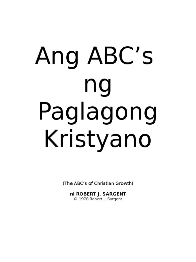 ABC Tagalog Version PDF