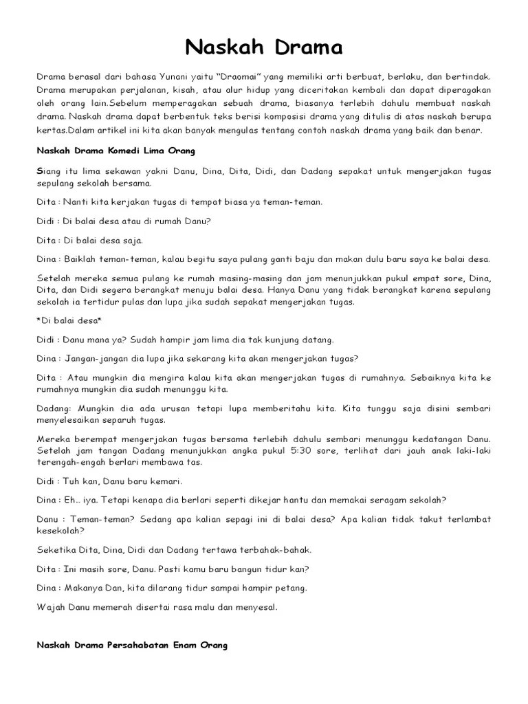 Naskah Drama | PDF