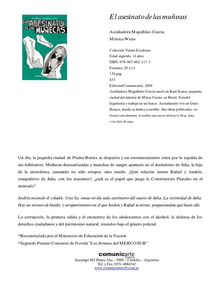 El Asesinato de Las Muñecas PDF Violencia