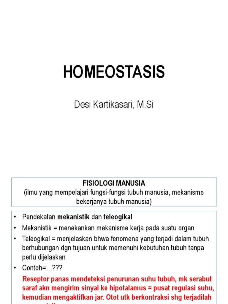 Homeostasis ANFISMAN | PDF
