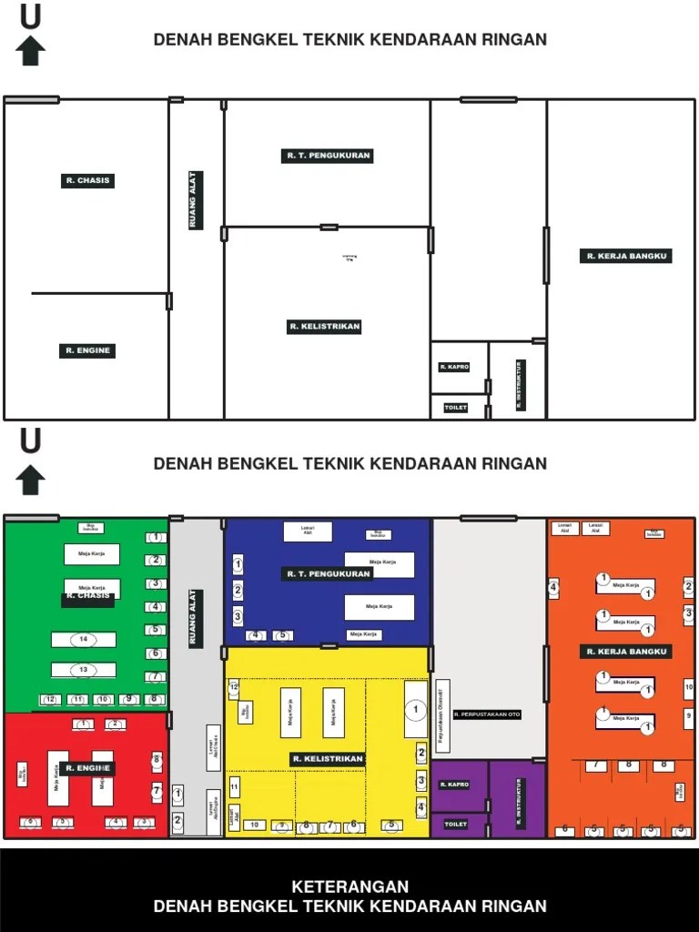 Denah Bengkel Motor Kumpulan Kunci Jawaban Buku
