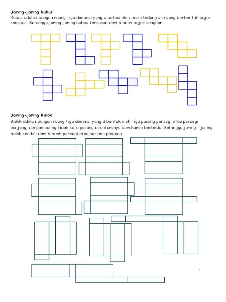 Jaring - Jaring Bangun Ruang | PDF