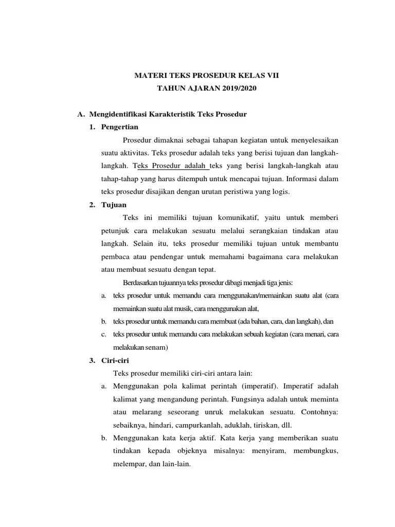 MATERI TEKS PROSEDUR KELAS VII.docx
