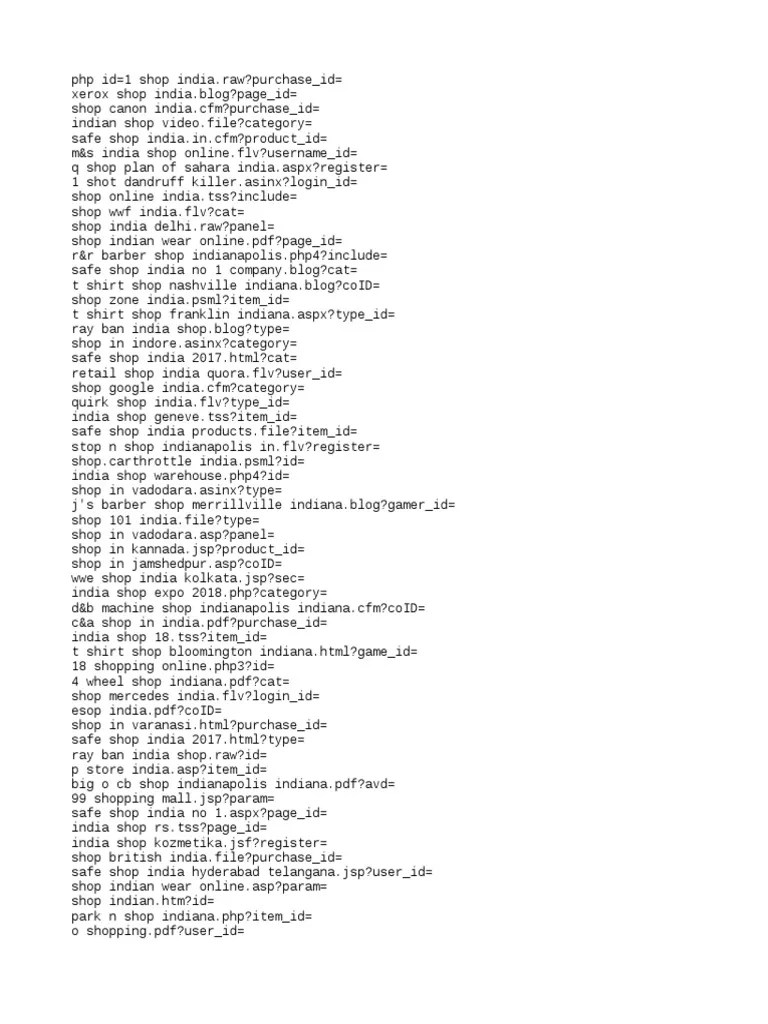 Result TSP Generator Dorks PDF Retailing Retailers
