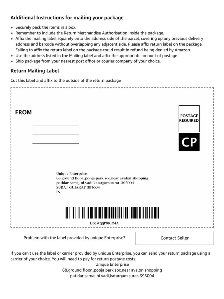 Online Return Center PDF