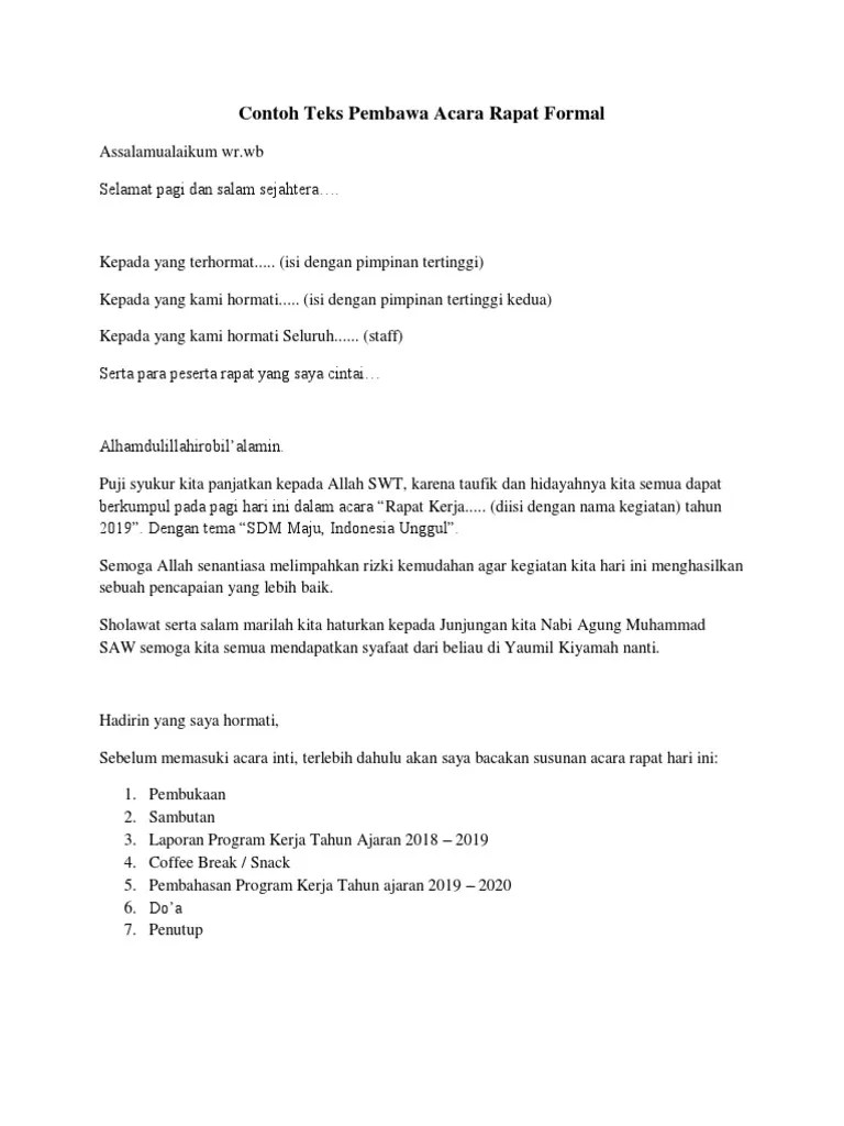 All Posts - Kumpulan Contoh Teks MC