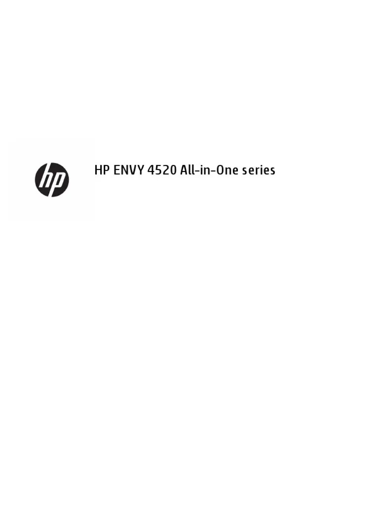 HP Envy 4520 | PDF | Ios | Printer (Computing)