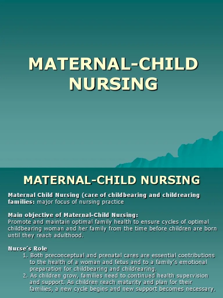 Maternal Child Nursing PDF PDF Childbirth Fetus