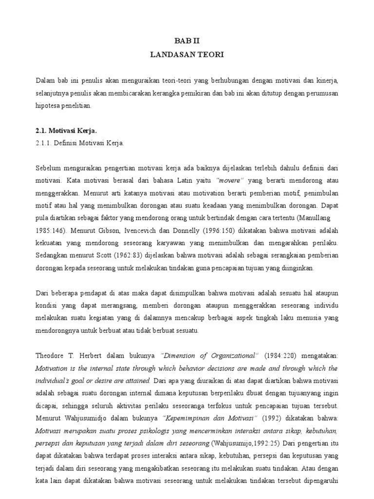 Tugas Motivasi Kerja