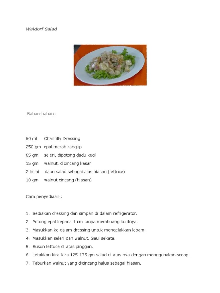 Resep Kontinental | PDF