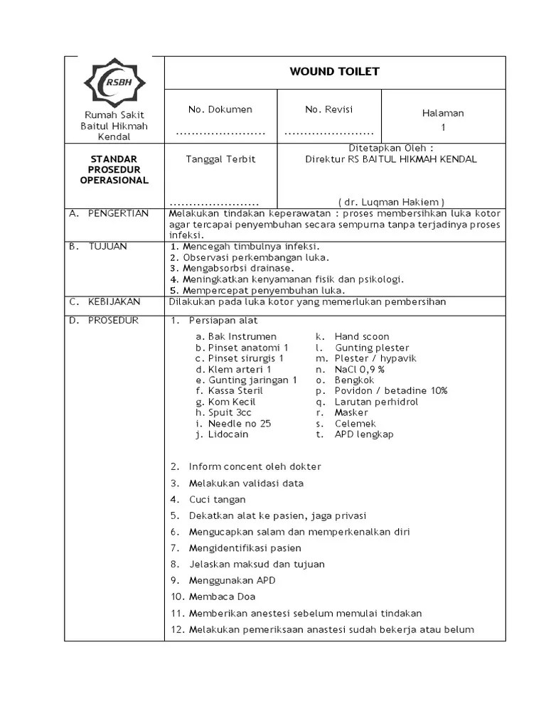 Wound Toilet PDF