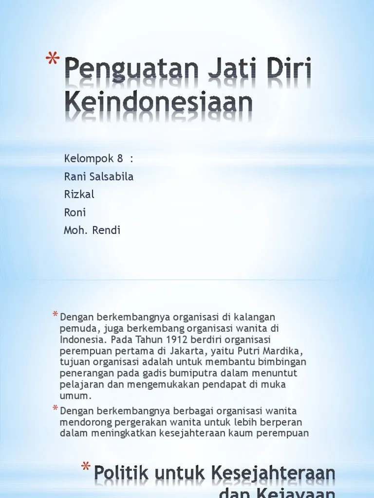 Penguatan Jati Diri Keindonesiaan | PDF