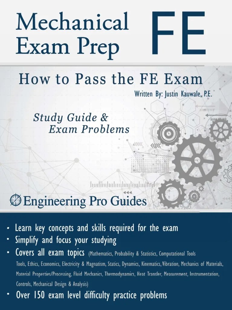 Fe Mechanical Sample PDF Equations Matrix (Mathematics)