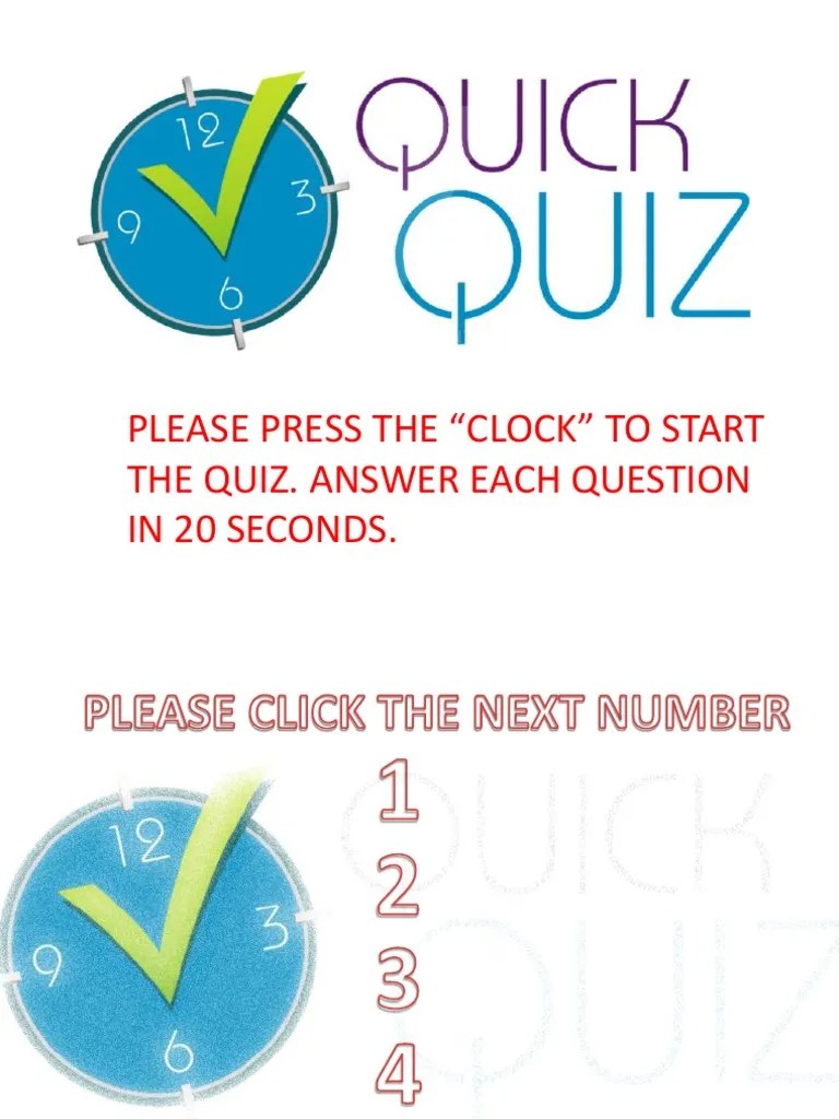 Quiz With Timer PDF