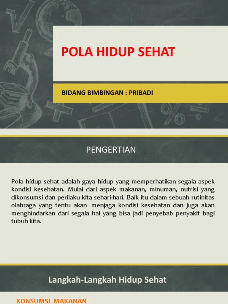 pola hidup sehat