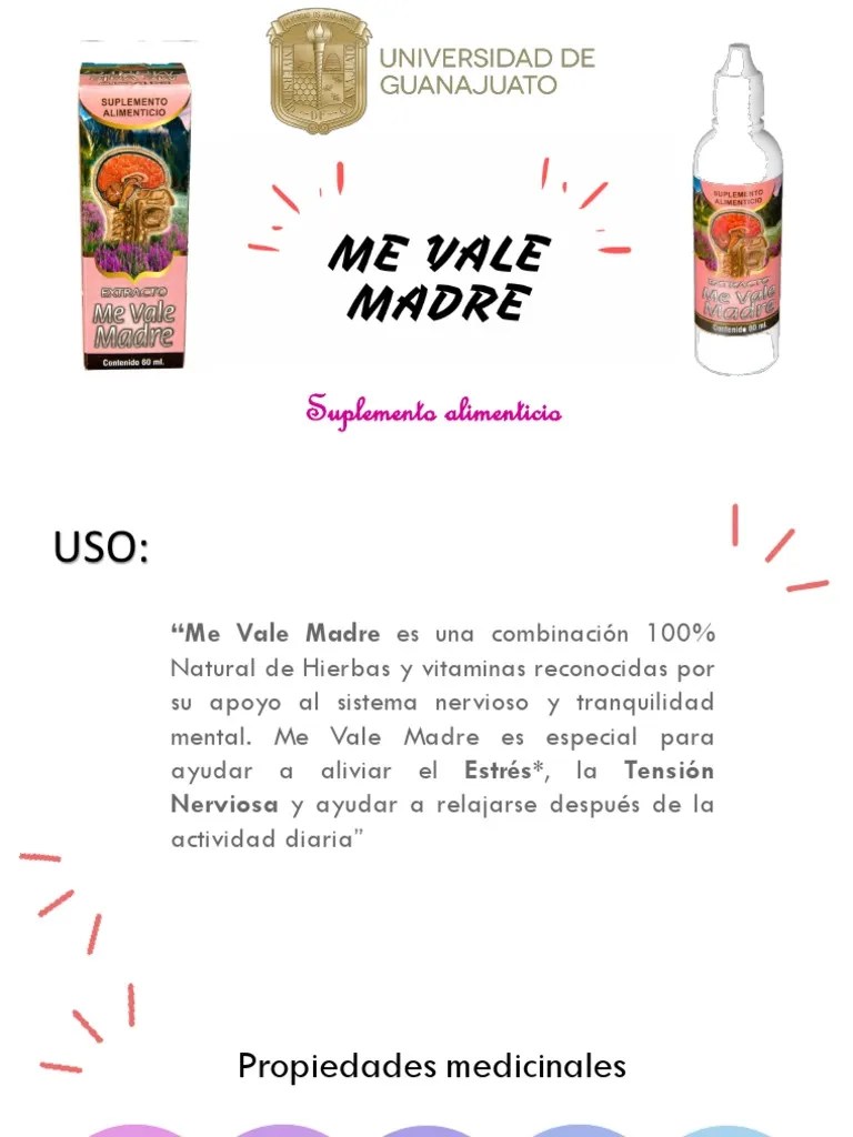 Pastillas &quot;Me vale madre&quot; Drogas