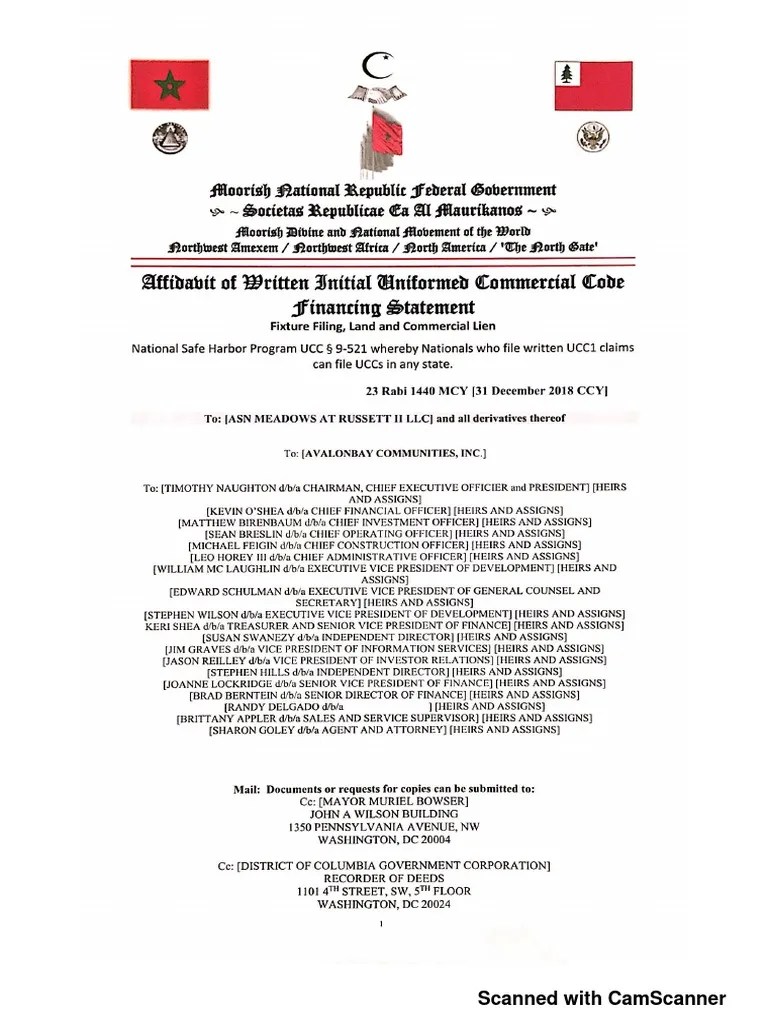 Ucc1 Lien (Avalon Russett) PDF