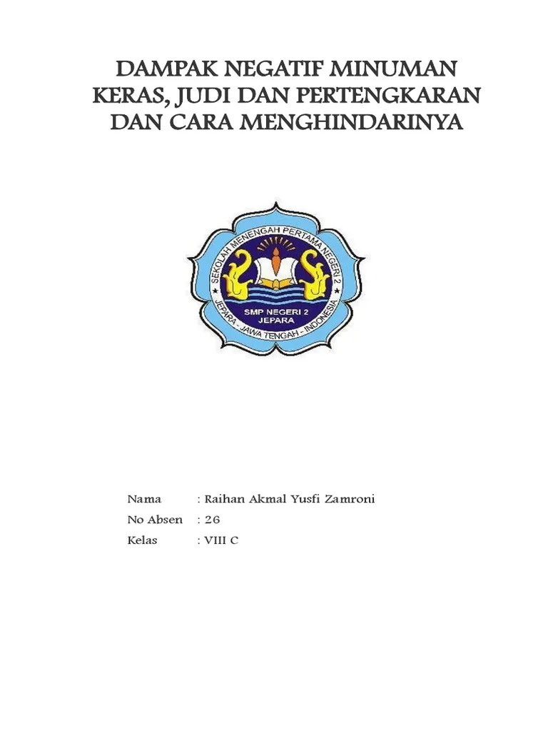 Dampak Negatif Minuman Keras | PDF