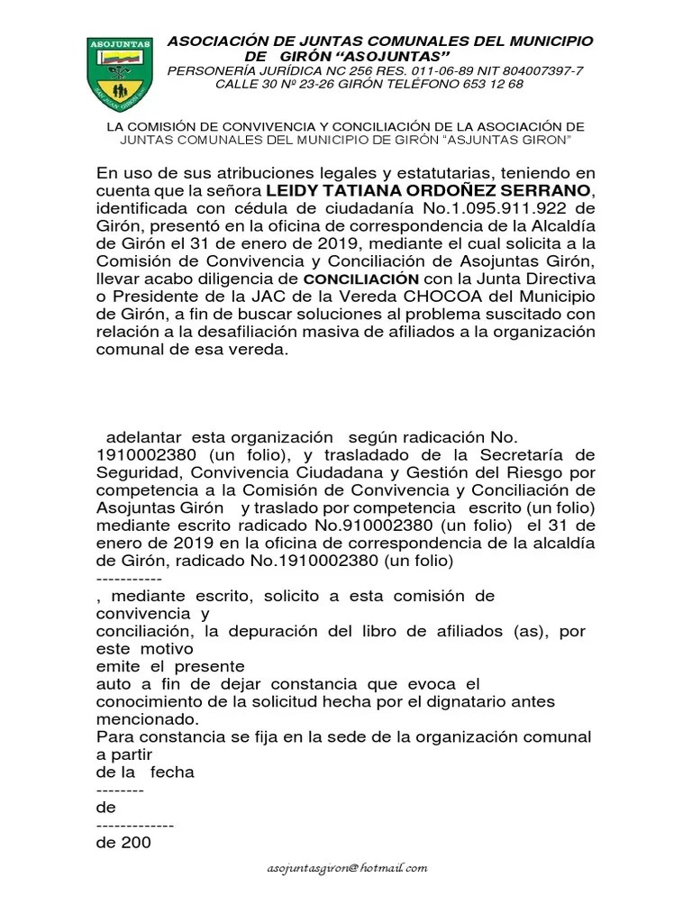 Auto Avoca Conocimiento Descargar gratis PDF Petición Gobierno