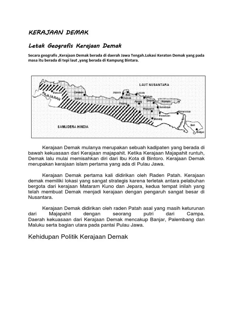 Kerajaan Demak | PDF