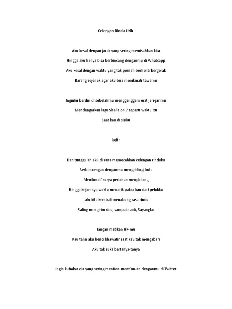 Celengan Rindu-WPS Office | PDF