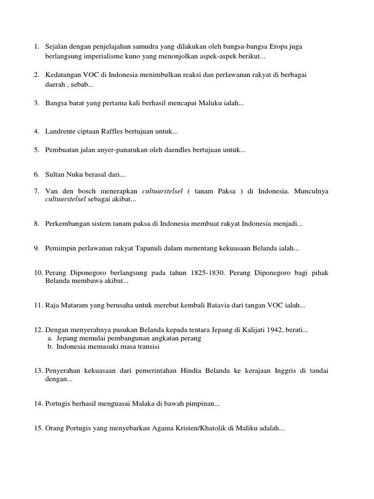 Kisi2 Kelas XI IPS | PDF