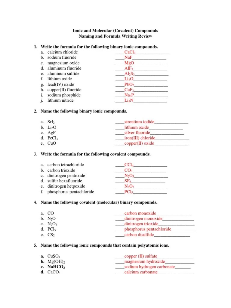 Writing Binary Formulas Worksheet - Marifer899