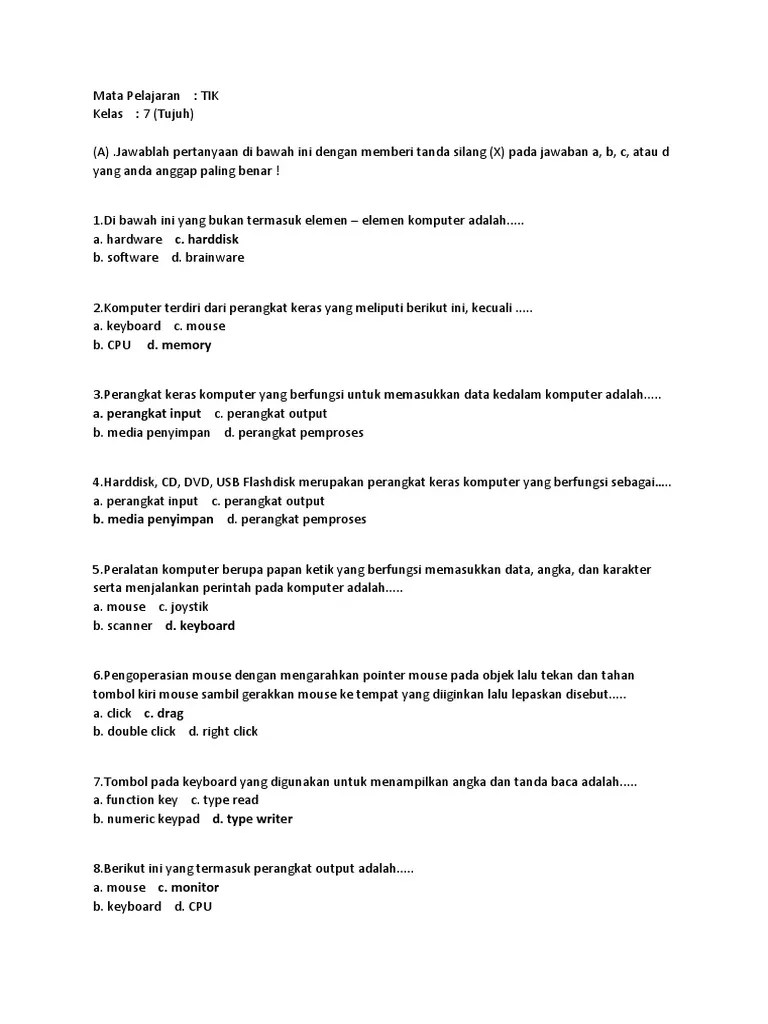 Ust SMP Kelas 7 | PDF