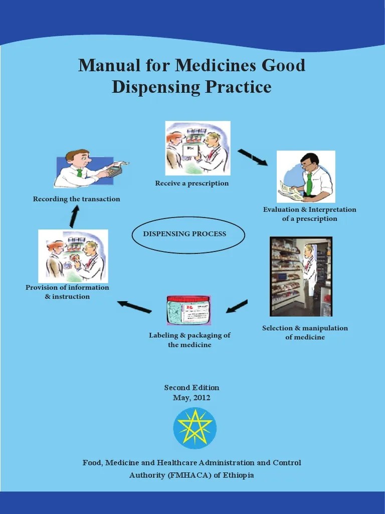 Manual For Medicines Good Dispensing PDF Medical Prescription