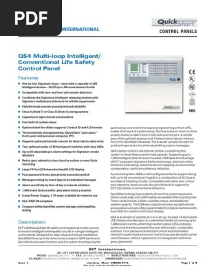 Est Quickstart Qs1 Manual : Est Edwards Qs1 Cpu 1 V1 00 Quickstart