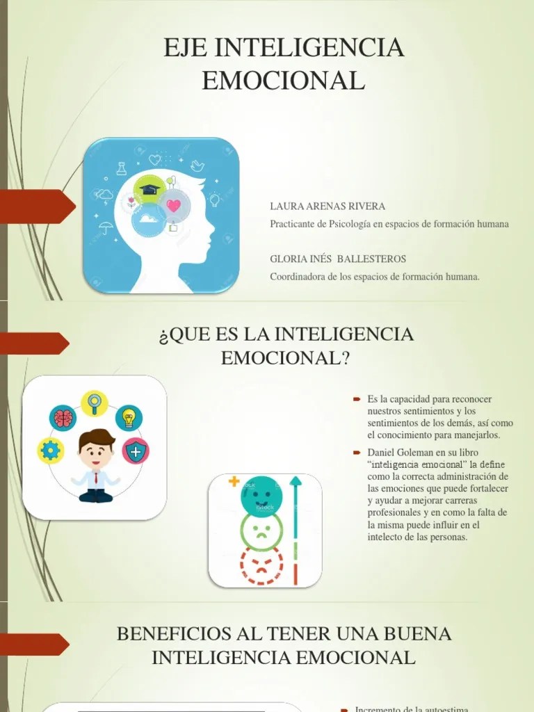inteligencia emocional, diapositiva Inteligencia Las emociones