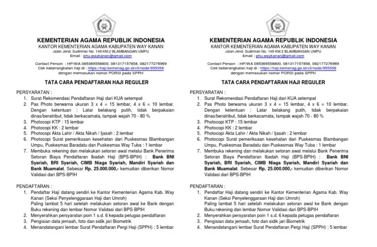 Cek Keberangkatan Haji Dengan Nomor Spph Seputar Nomor