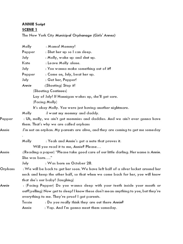 Annie's Big Break An Invitation from Oliver Warbucks Offers Annie a