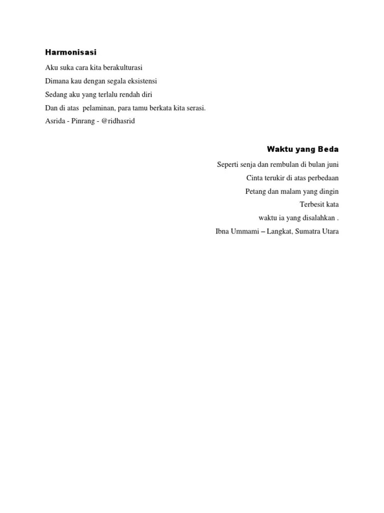 Puisi Gabungan Fix | PDF