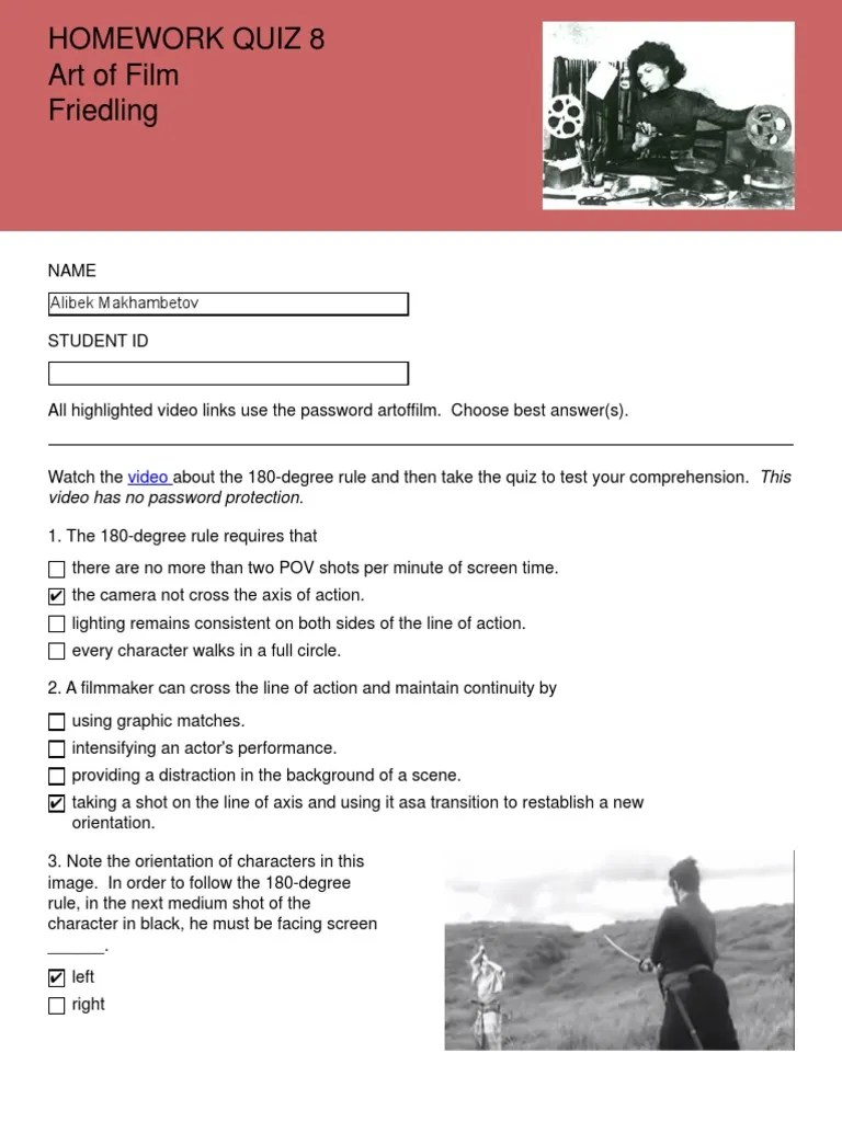 Homework 8 | PDF | Video