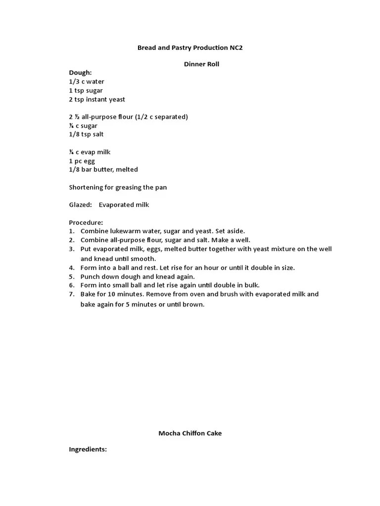 Bread and Pastry Production NC2 2 Cakes Butter