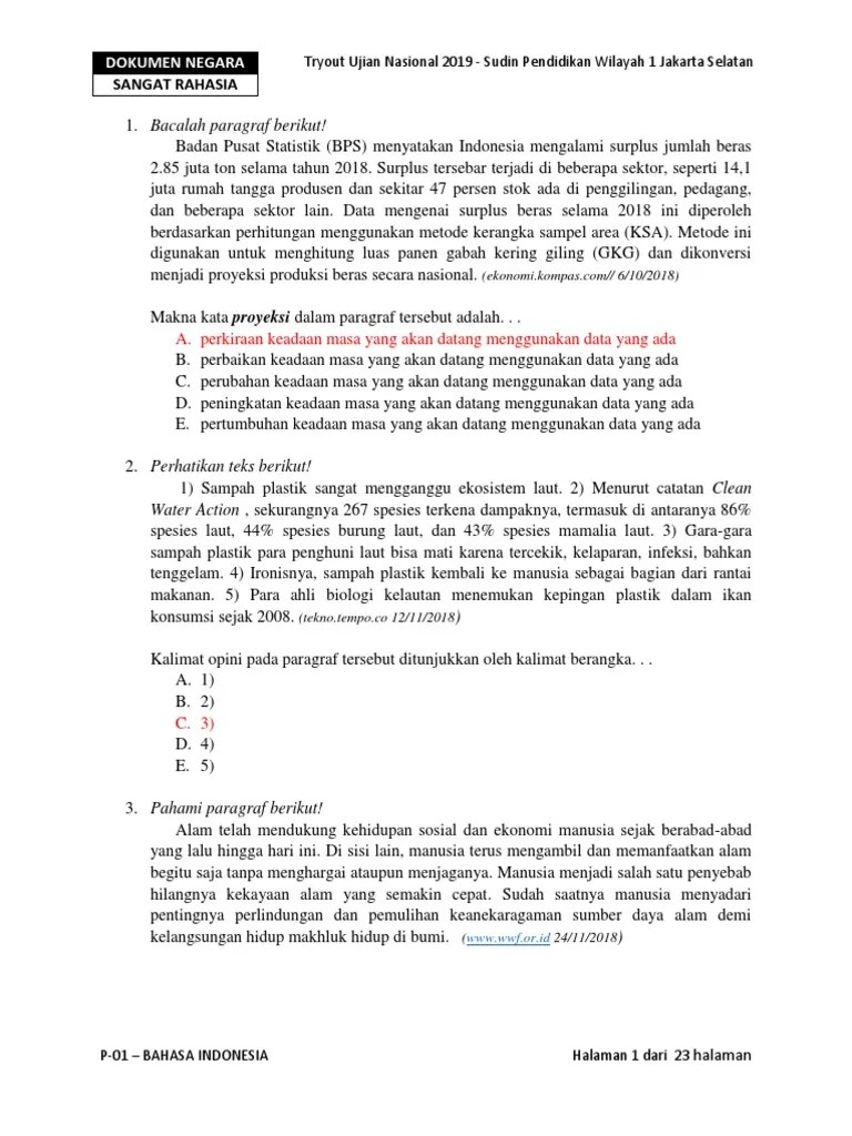 Bahasa Indonesia Paket A | PDF