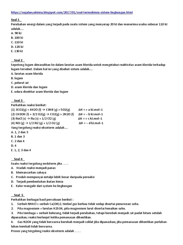 Soal 1 | PDF