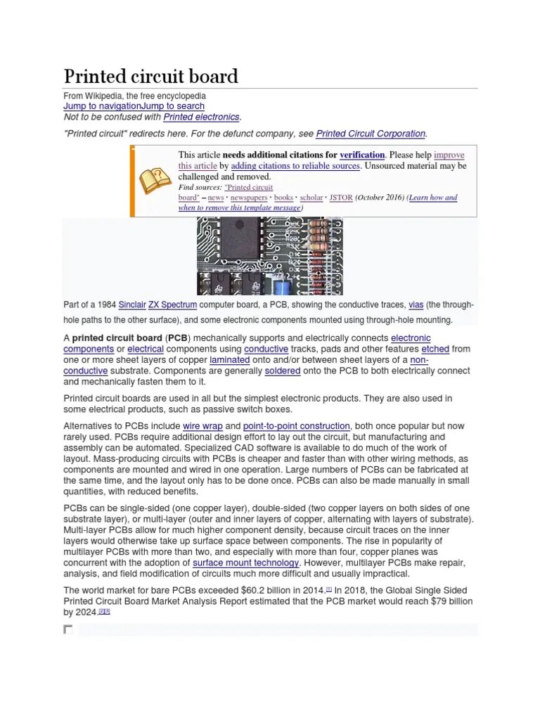 Printed Circuit Board PDF Printed Circuit Board