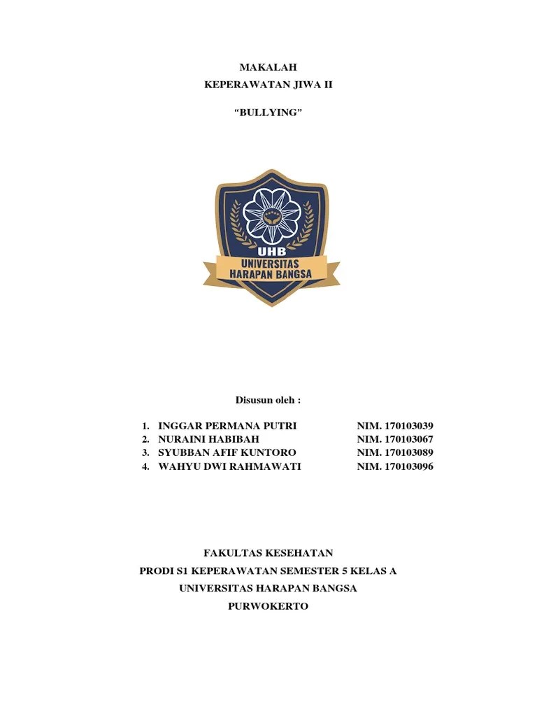 Makalah Bullying | PDF
