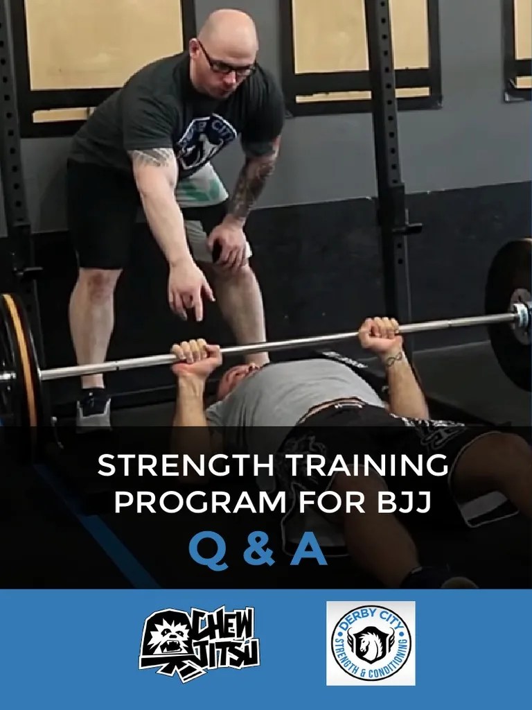 Strength Training Program For BJJ Weight Training Brazilian Jiu Jitsu