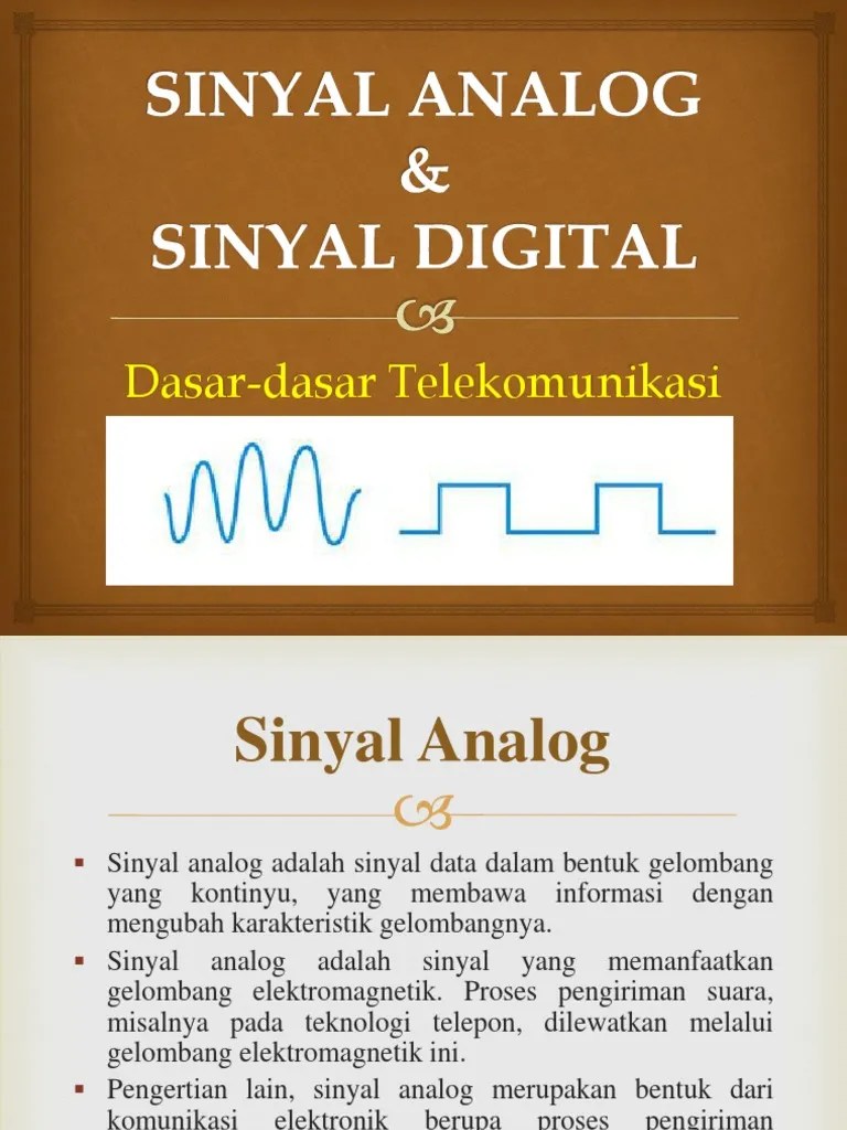 Tayangan Sinyal Analog Dan Digital | PDF